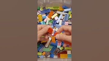 [ASMR] Sorting LEGO Colours: Red