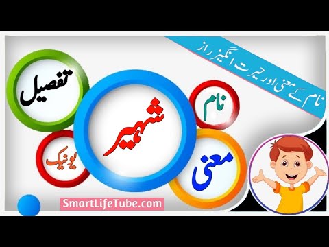 ⁣Shaheer Name Meaning In Urdu (Boy Name شہیر)