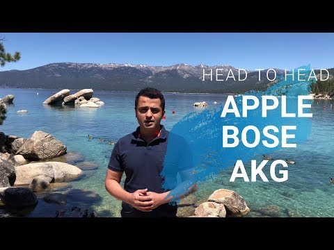 Bose Soundsport vs Apple Earpods vs AKG Headphones