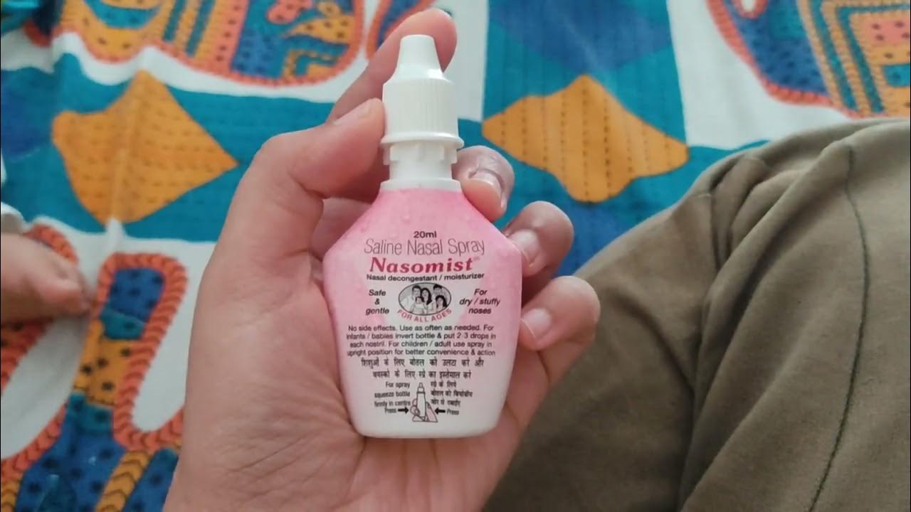 Nasomist Nasal drops । Instant relief from nose blockage in babies and