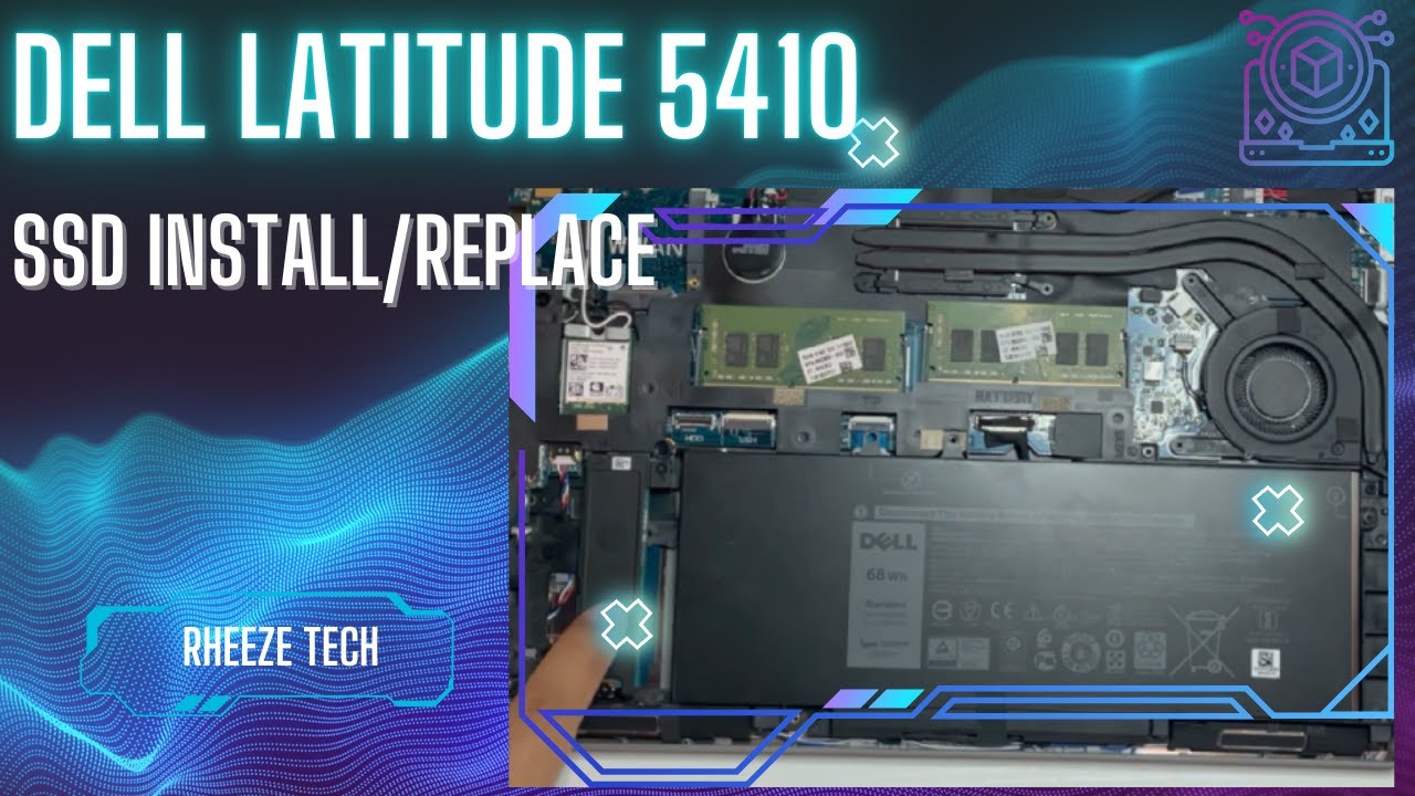 How to install/replace SSD on DELL Latitude 5410 — Full walkthrough ...