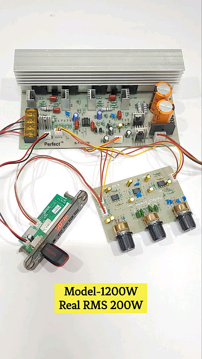1200W (200W) Model Amplifier #shorts #amplifer #audioamplifier #youlikeelectronic