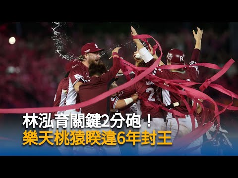 林泓育關鍵2分砲!樂天桃猿睽違6年封王