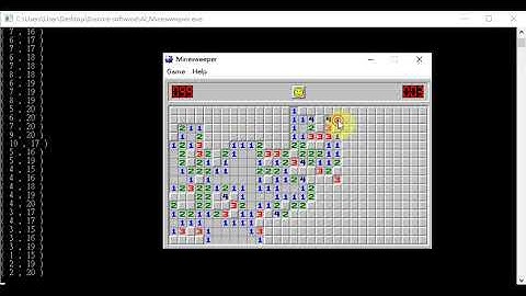 Minesweeper AI Automation - Solving the Expert Level in 7 Seconds