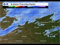 Radar Loop - 7 am through 7 pm, Thursday, October 22