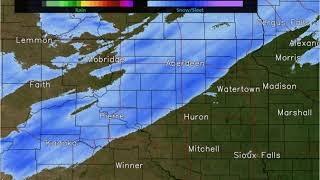 Radar Loop - 7 am through 7 pm, Thursday, October 22