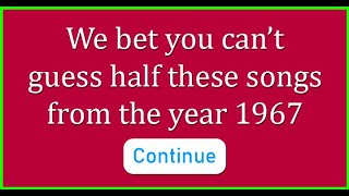 Quiz Songs Of 1967