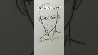 How to draw angry face|| Dimahu