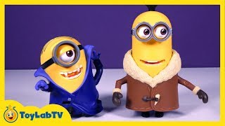 Minions Toys with Dracula Stuart, Arctic Kevin Banana and Chomping Purple Minion Action Figure