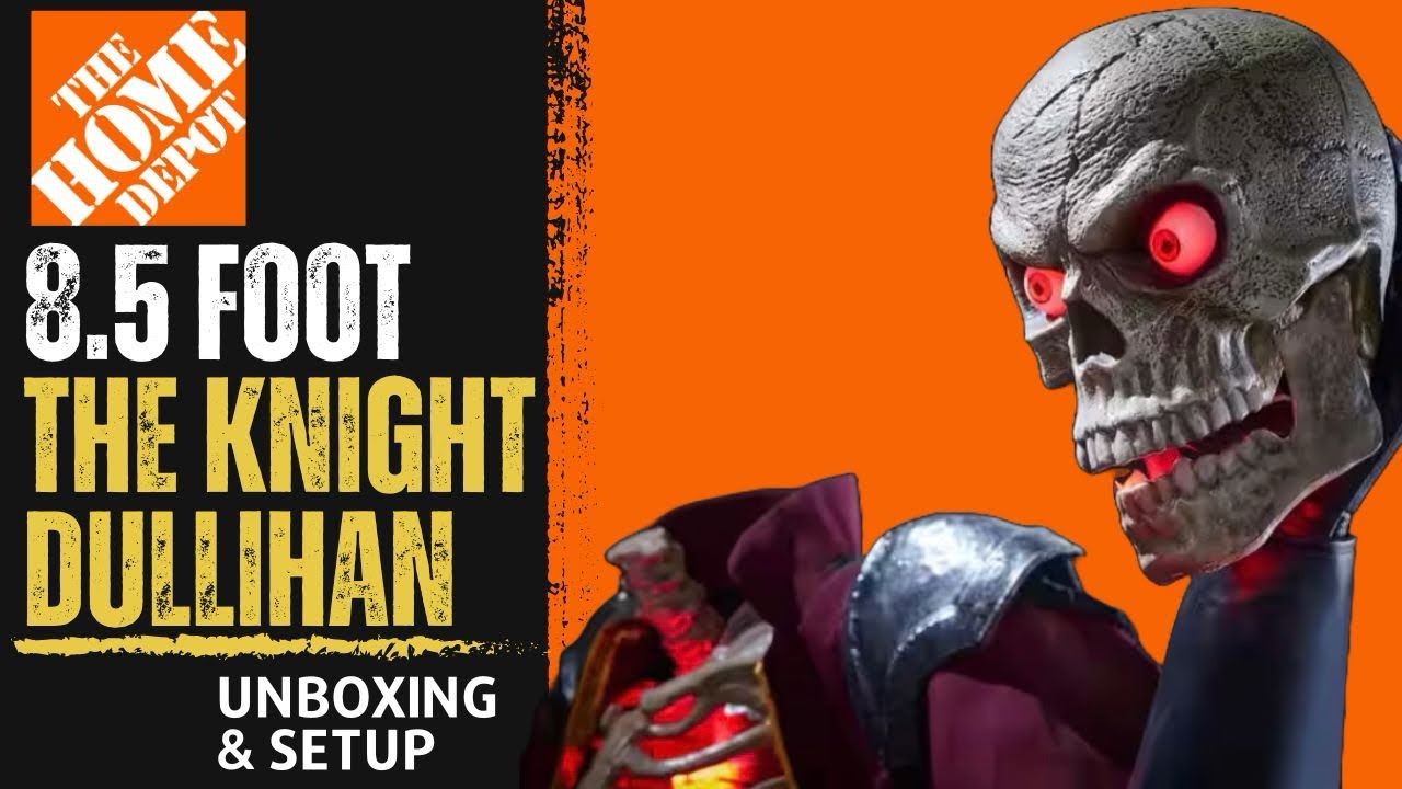 The Knight Dullihan Animatronic Unboxing & Setup 2024 Home Depot
