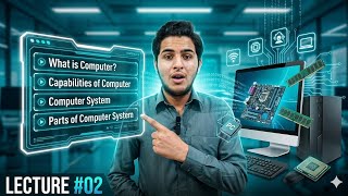 Computer Science Class 11 Lecture#02 Ch#01.What is Computer, Capabilities & Computer System