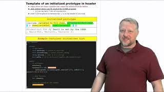 6 - Template of an initializer prototype in header