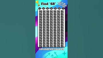 Advanced: Extremely Hard Find "86". #findthedifference #youtubeshorts #shorts #trending