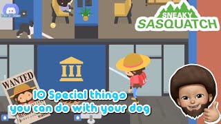 Sneaky Sasquatch Info - 10 special things you can do with your dog