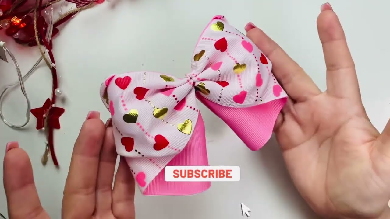 Nuevo moño brasileño 🎀 con listón 7.5 cm