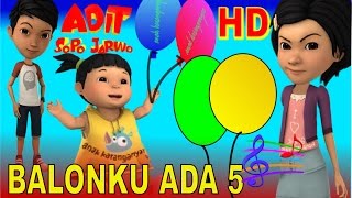 Adit Sopo Jarwo ✰ Balonku Ada 5 ✰ Lagu Anak Indonesia Populer Sepanjang Masa