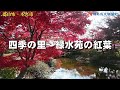 緑水苑の紅葉