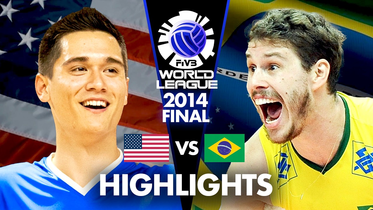 LEGENDARY MATCH | USA vs BRAZIL | FIVB World League 2014