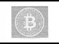 Video: A Handwritten Bitcoin Portrait - Black & Gold by Schatoshi (0711_btc)