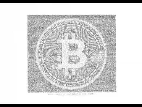 A Handwritten Bitcoin Portrait - Black & Gold by Schatoshi (0711_btc) video