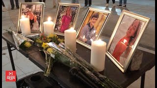 Locals remember deceased U of I students with candlelight vigil