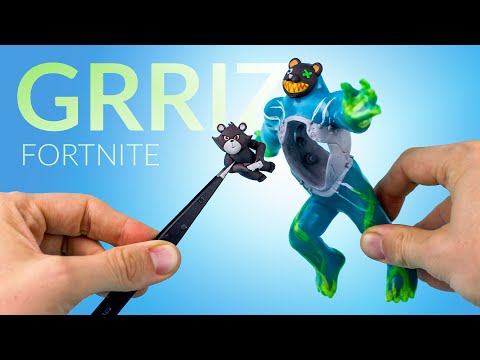 Creating GRRIZ with polymer clay – Fortnite SEASON 4