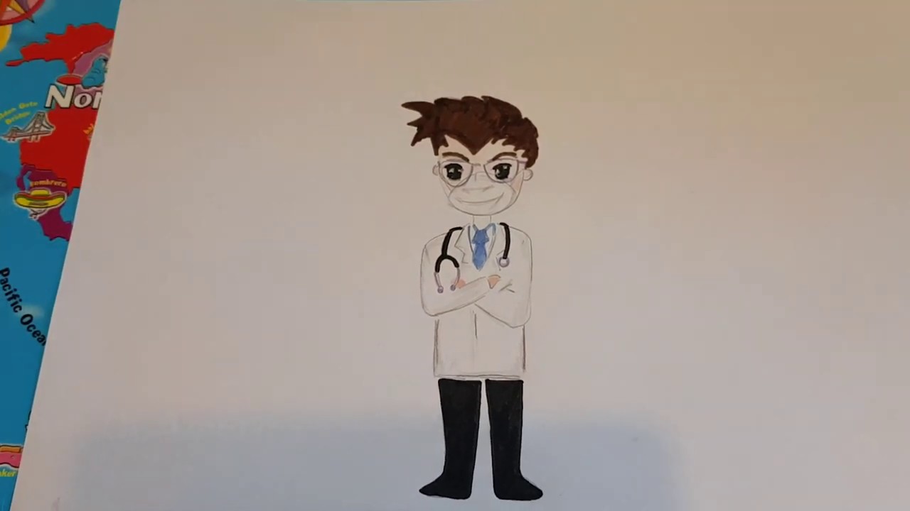 COMO DESENHAR UM MÉDICO 