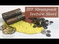 DIY Steampunk Texture Sheet for Polymer Clay Tutorial-Friday Findings