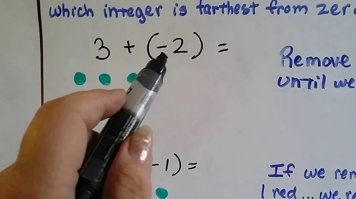 Grade 7 Math #1.2a, Adding Integers with different...