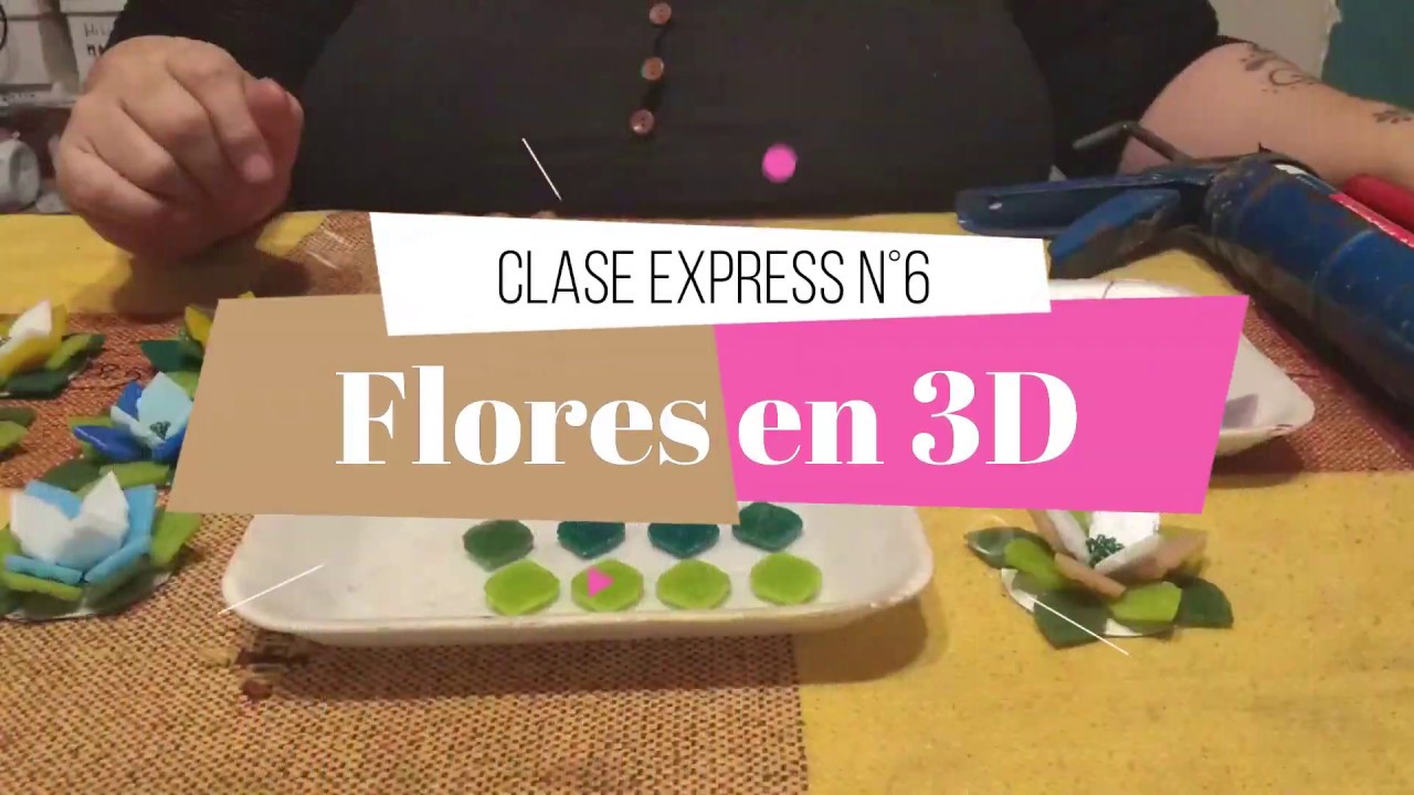 Clase express n°6: Flor 3D - Mosaiquismo