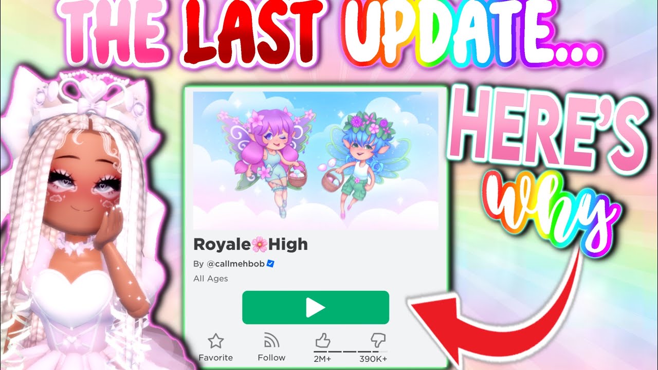 THIS MIGHT Be The LAST Royale High UPDATE Until OCTOBER?! royalehigh
