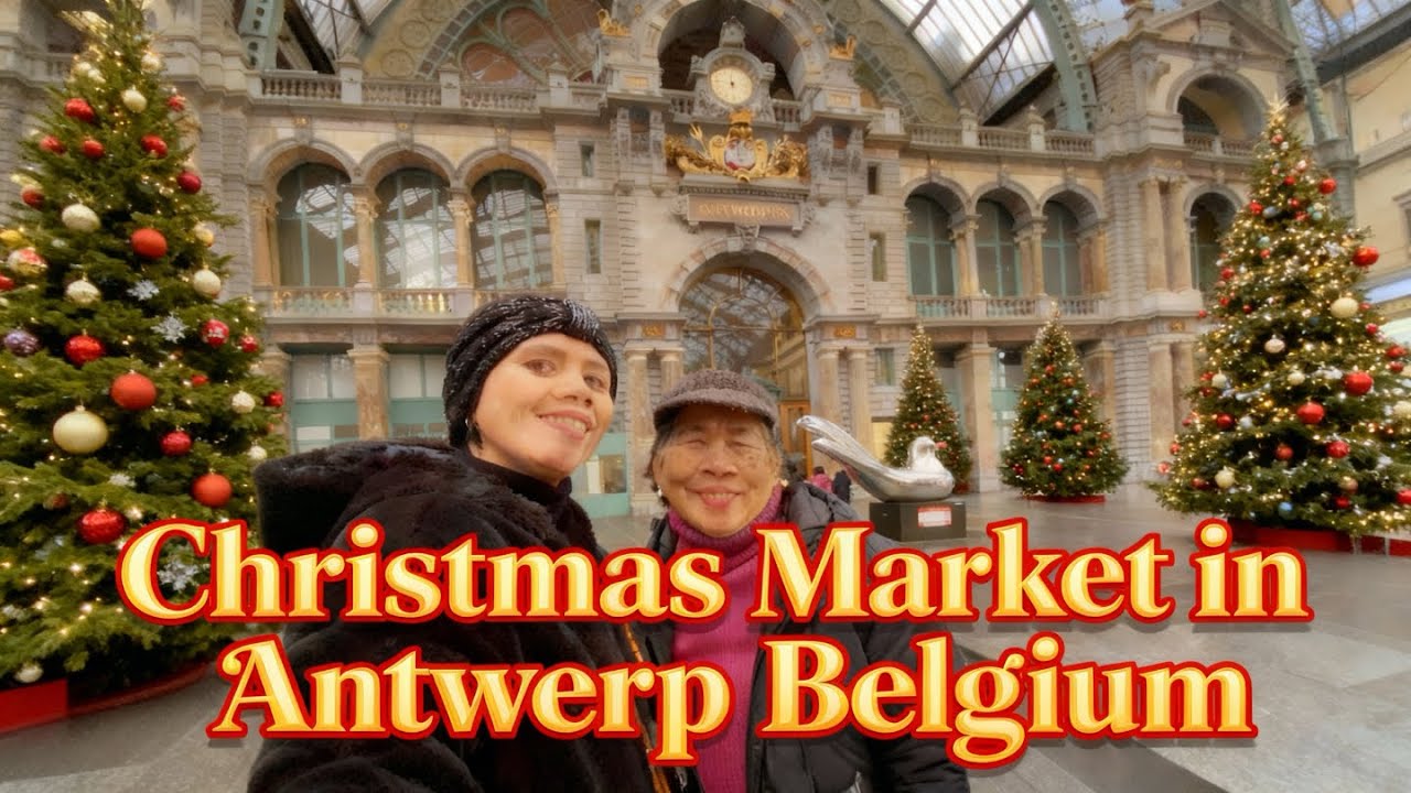 Ang saya nang Christmas Market sa Belgium | MamaShark Vlogs