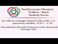 Hard Geometry Olympiad Problem – Spiral Similarity Secrets