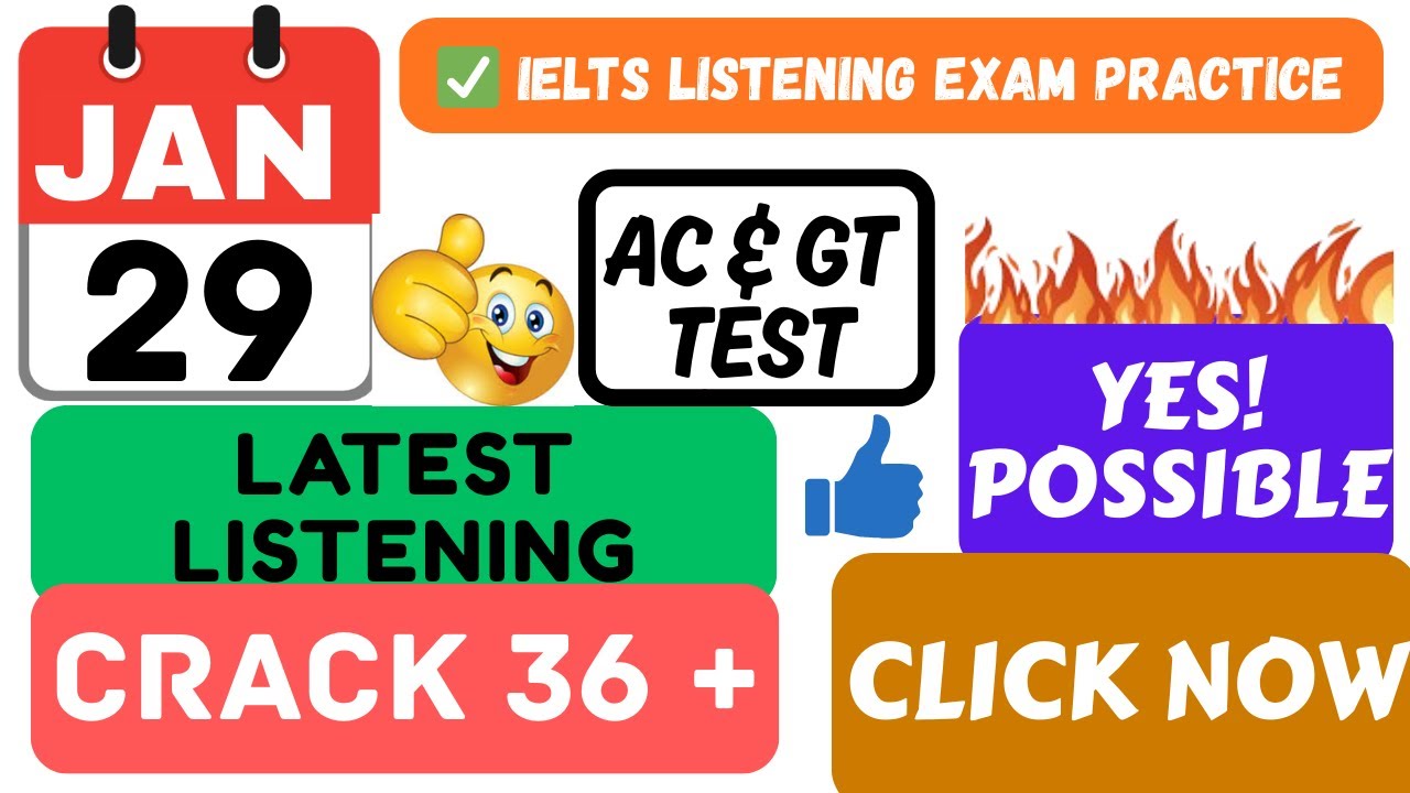 IELTS Listening Test with Answers | Boost Your Band Score Today | 29.01.2026