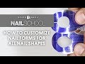 YN NAIL SCHOOL - HOW TO CUSTOMIZE NAIL FORMS FOR ALL NAIL SHAPES