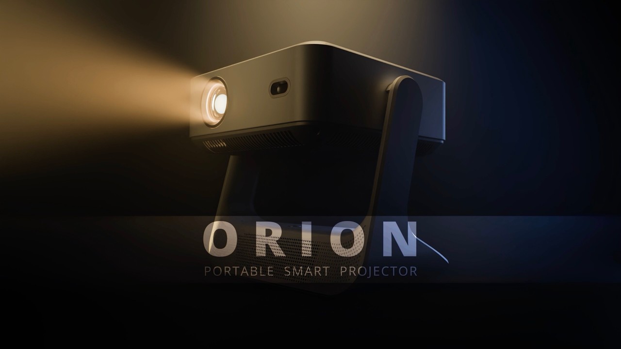 Green Lion Orion 2 Smart Projector With 7" Smart Display Support.