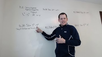 Algebra 2 7-2 Part 1: Solving Exponential Equations!