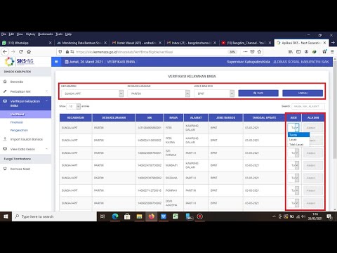 Cara Verifikasi Kelayakan BNBA di Aplikasi SIKS-NG Online 2021
