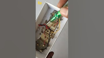 Electric Board Wiring Connection || How to make  an extension || 2Sockets+2Switch+1 इंडिकेटर #shorts