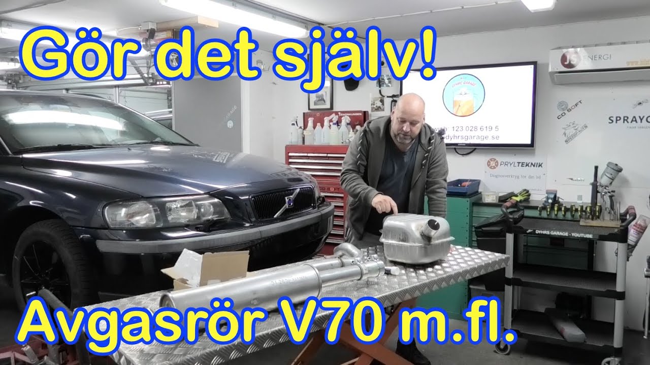 Gör det själv - Avgasrör Volvo V70 - Hur enkelt som helst