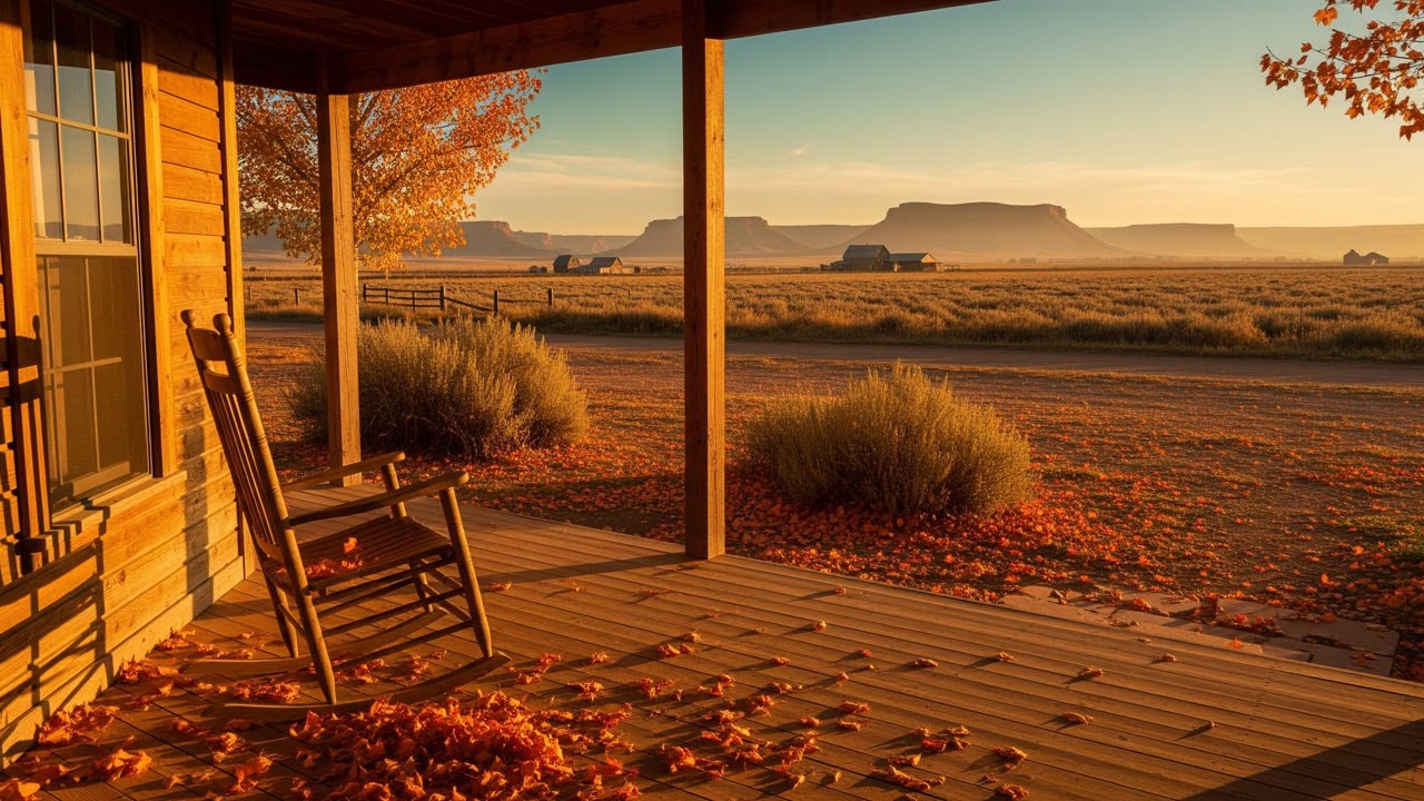 Thumbnail for the country song Grandma's Autumn Porch