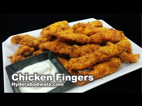 Chicken Fingers Recipe - Easy, Quick & Simple Chicken Snack