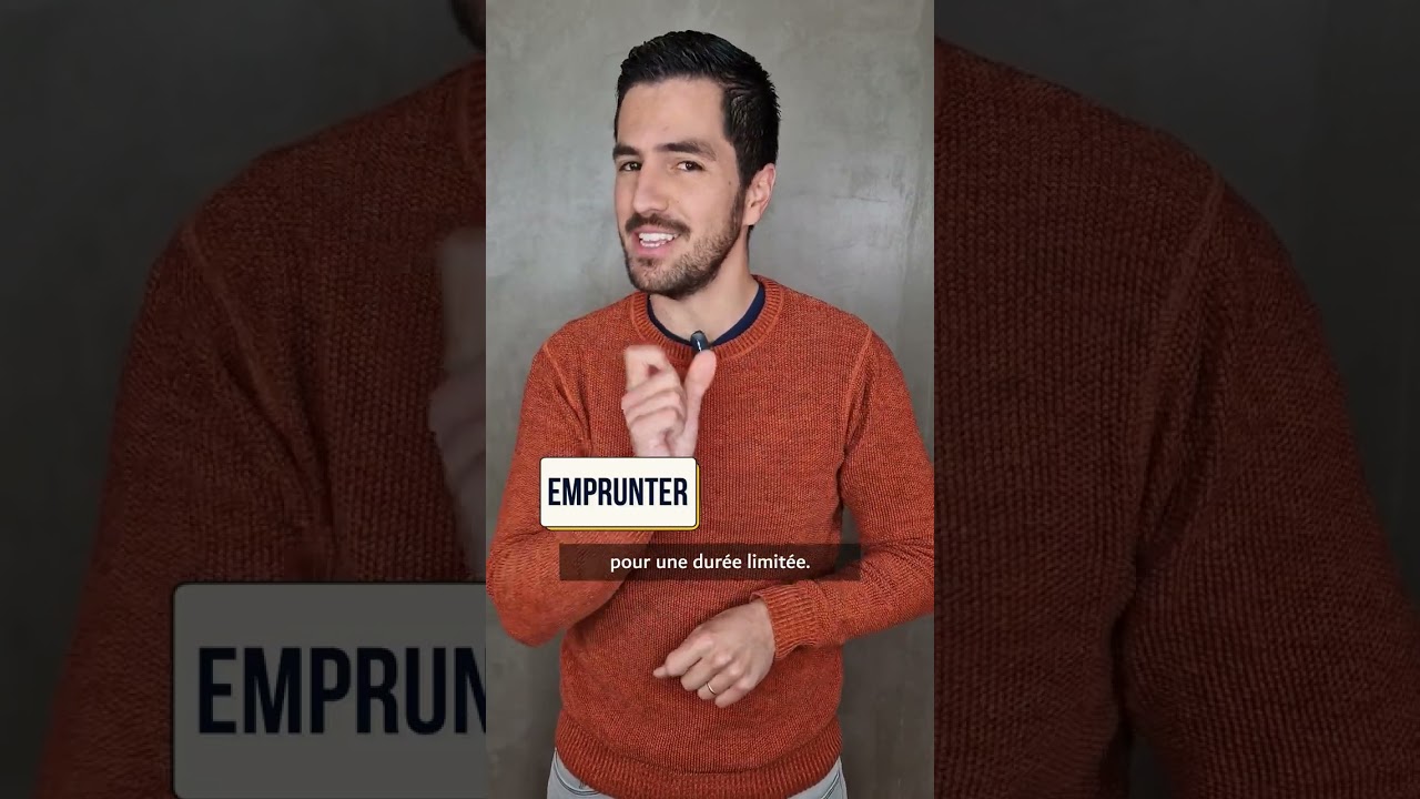 🤓 EMPRUNTER x PRÊTER