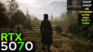 RTX 5070 - The Blood of Dawnwalker - Optimized Settings