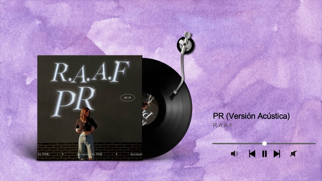 Watch R.A.A.F - PR Acoustic Live Session (visual video) on YouTube Watch R.A.A.F - PR Acoustic Live Session (visual video) on YouTube