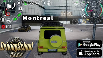 Driving School Simulator : EVO (Montreal Mission - 1, 2, 3) Gameplay