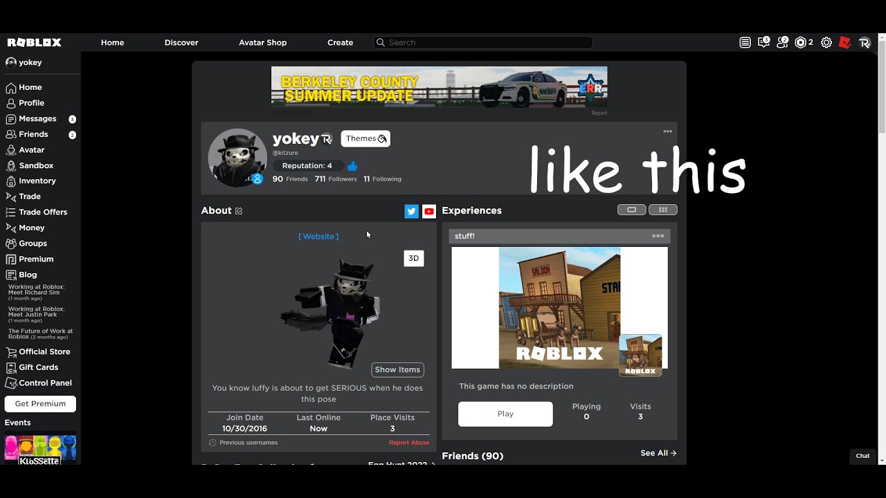 Roblox How To Edit Profile Picture YouTube Roblox How To Edit Profile Picture YouTube