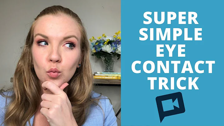 Easy Trick to Help You Remember to Look Into the Camera for Great Eye Contact on Video Calls Zoom