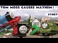 Play Doh Thomas And Friends Accidents & Crashes Tom Moss  Funny Naughty Engine Kids Toy Train