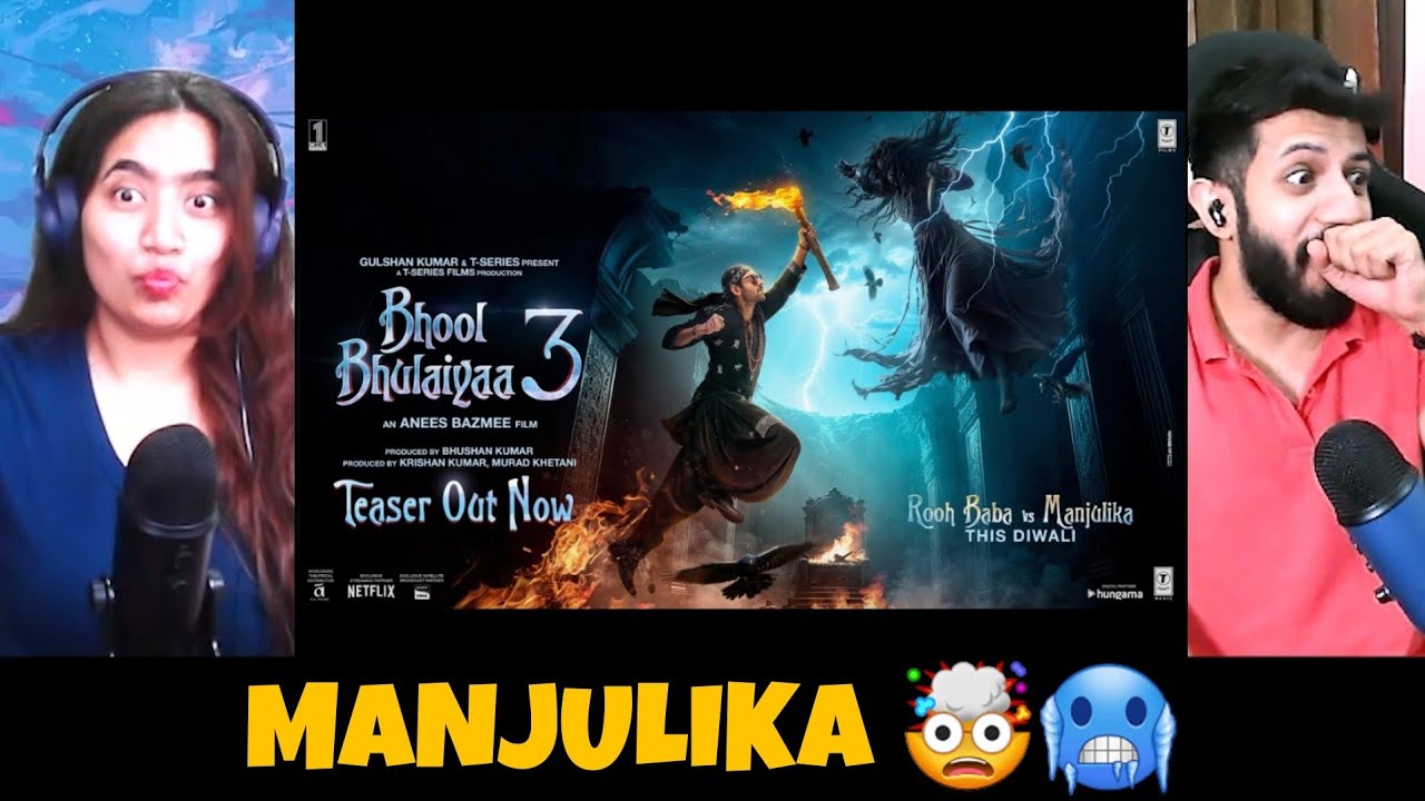 Bhool Bhulaiyaa 3 (Teaser): Kartik Aaryan, Vidya Balan, Triptii Dimri | Reaction | The Tenth Staar